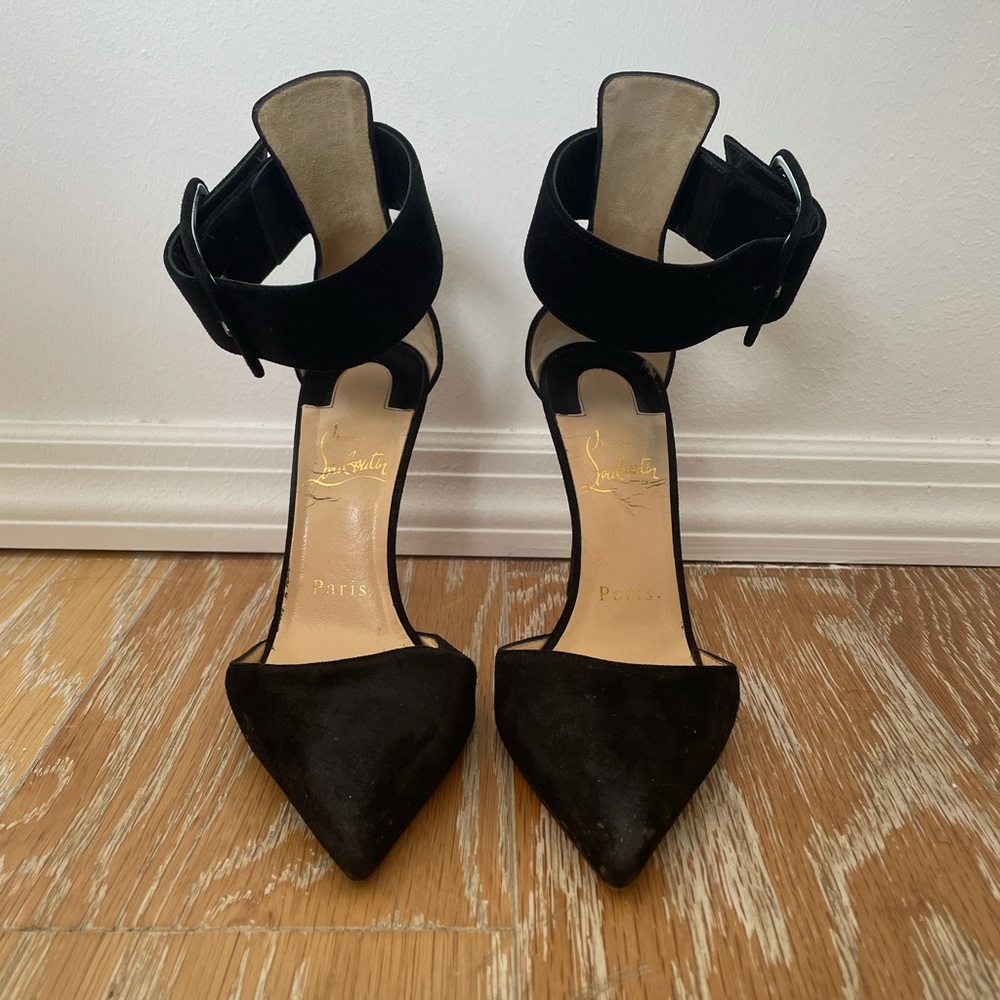 Used louboutin strap heels